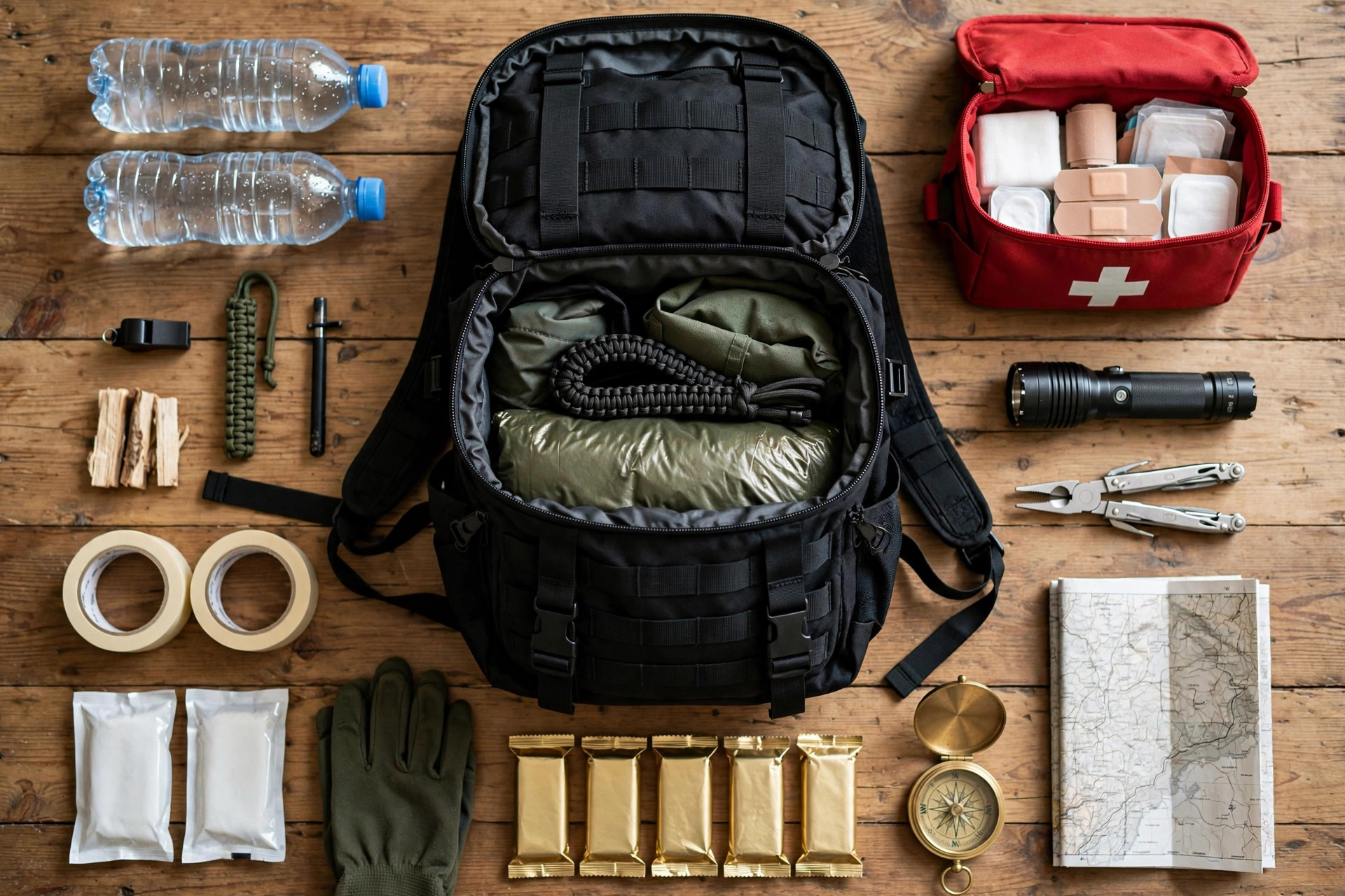 Survival Kits — editorial illustration