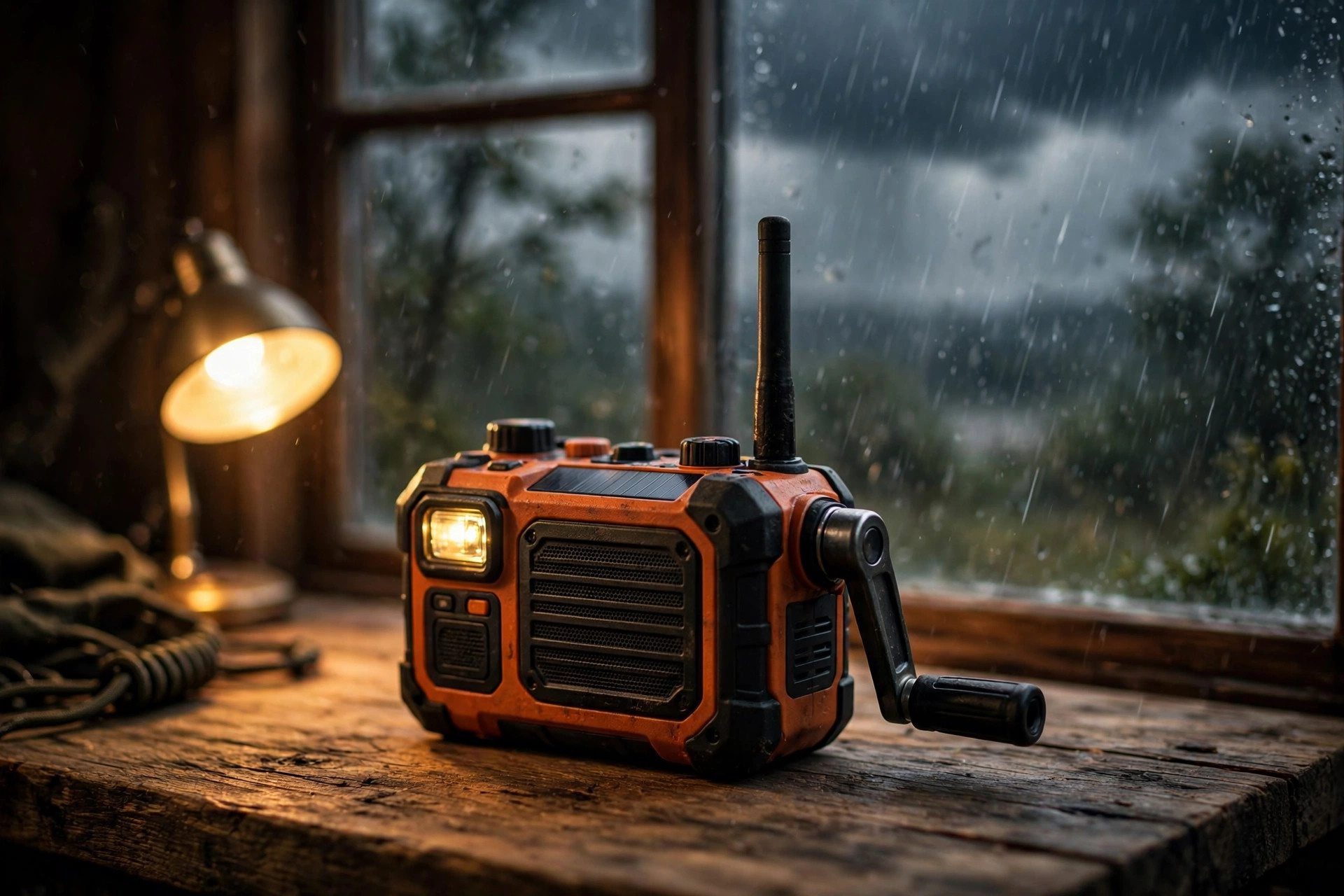 Weather Radios — editorial illustration